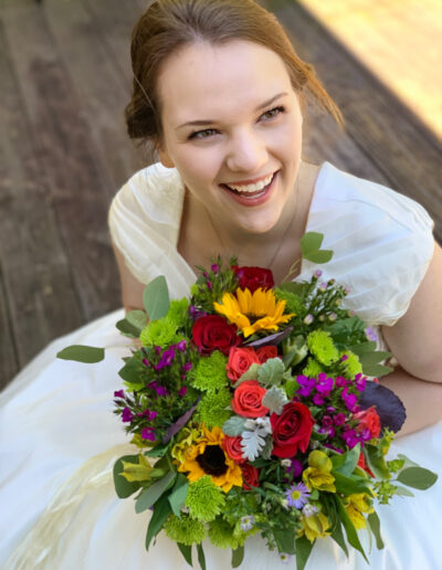 Wedding Flowers Daisy Blue Flowers Helena